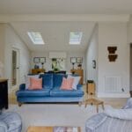 open kitchen and lounge